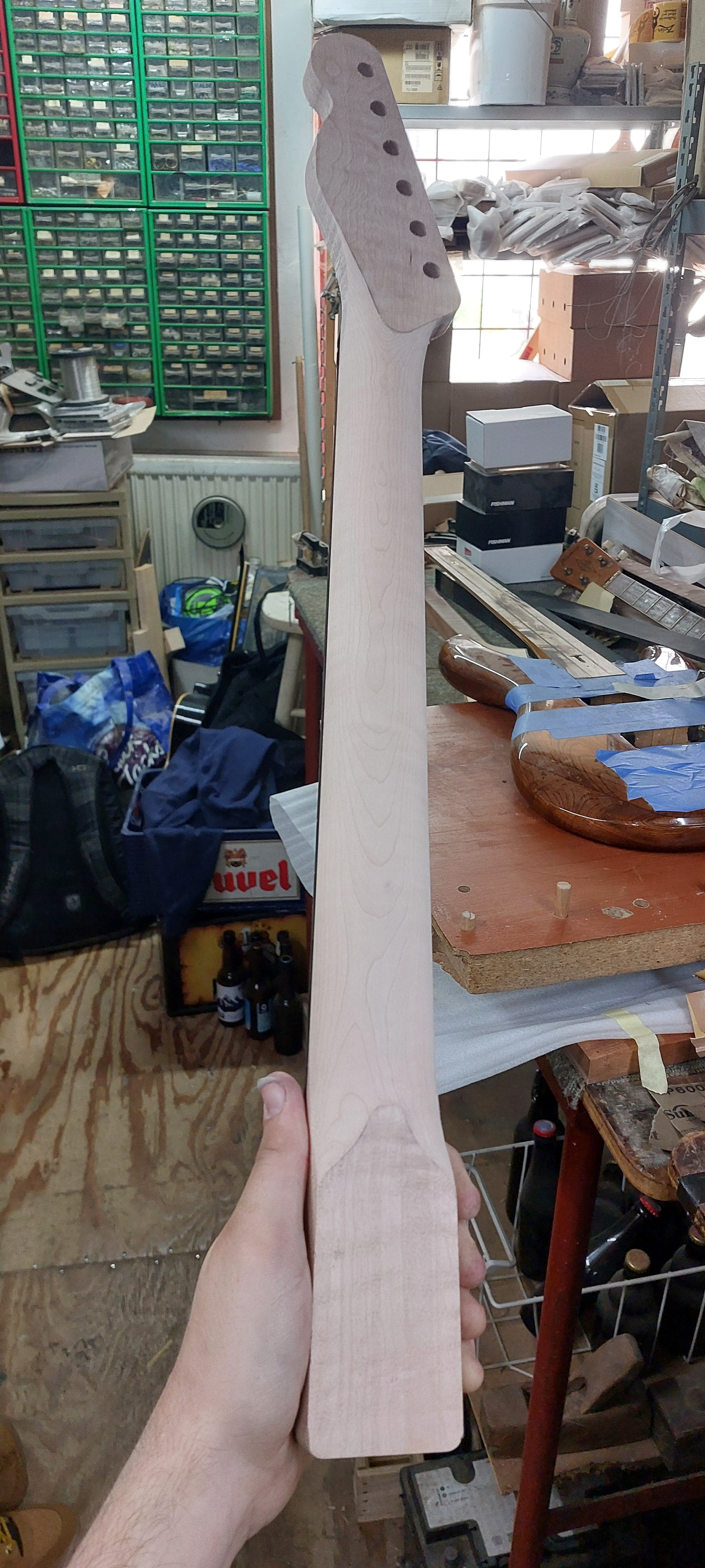 wood-burning telecaster